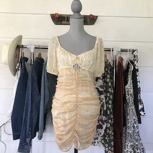 Free People  Floral Pattern Dress Women's Size Small